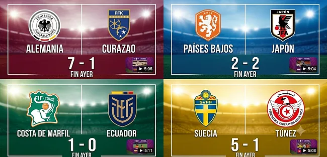 Jornada 1 de los grupos E y F, ¿Alemania favorita?