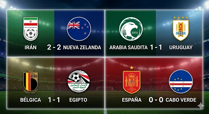 Jornada de empates con diferentes emociones